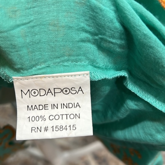 NWT gorgeous, eyelet, midi dress, eyelet lace v-collar three-quarter sleeve - Picture 6 of 7